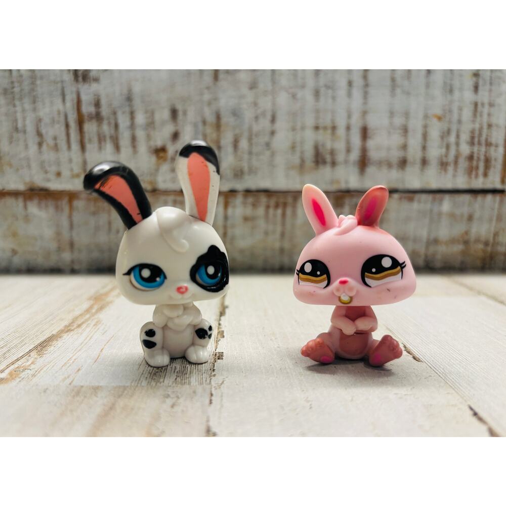 Littlest Pet Shop LPS Vintage Bunny Rabbit Lot EUC